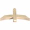 Ekena Millwork Bellingham Rough Sawn Timber Gable Bracket, Douglas Fir, 36"W x 19"H x 4"D x 4"F, 13/12 Pitch GBW036X19X0404BEL00RDF - alternate 4